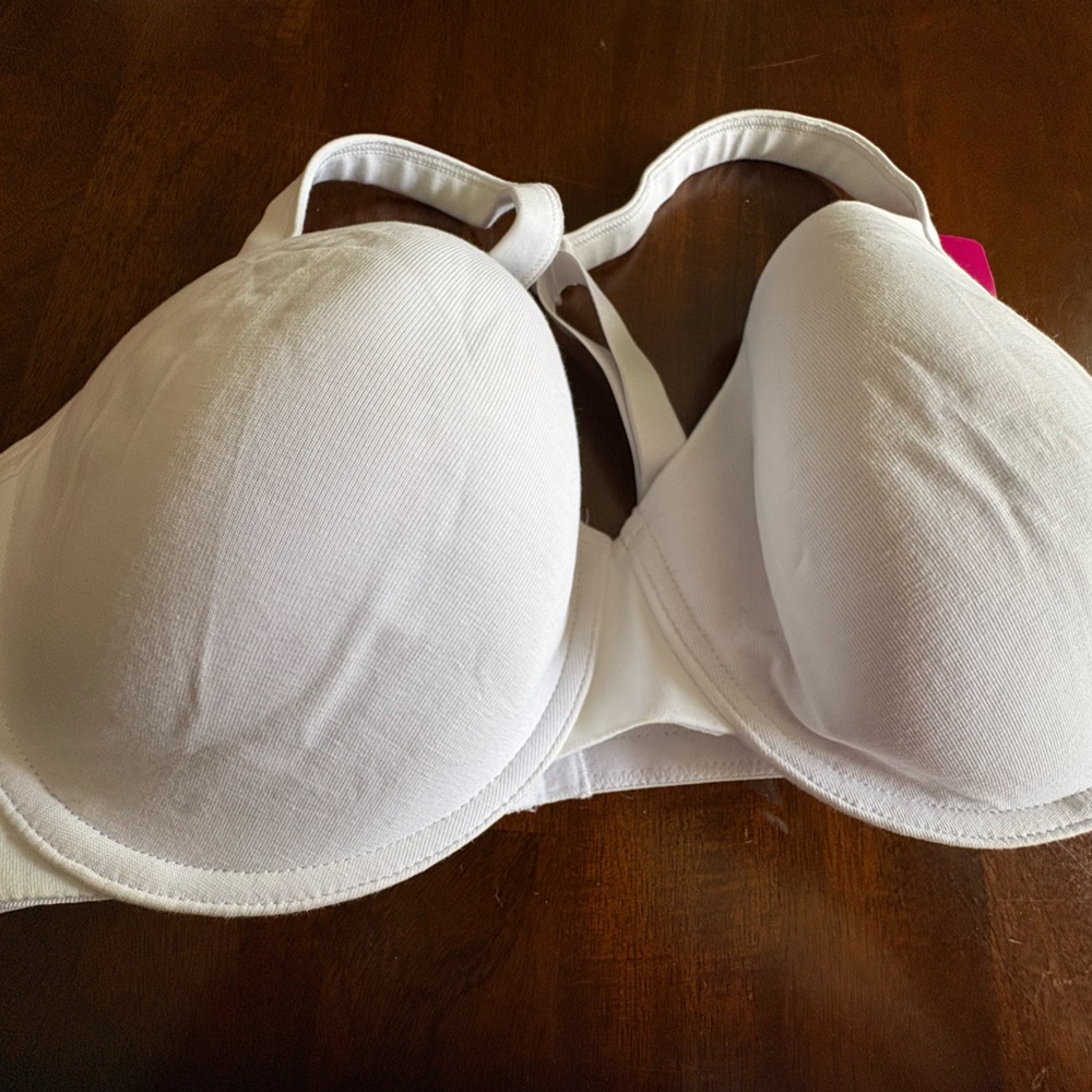 Fashion Bug Cotton White Bra